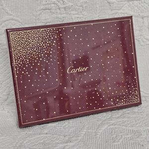 Cartier Celebration Red Gold Luxurious Stationery Card Envelope Set Designer